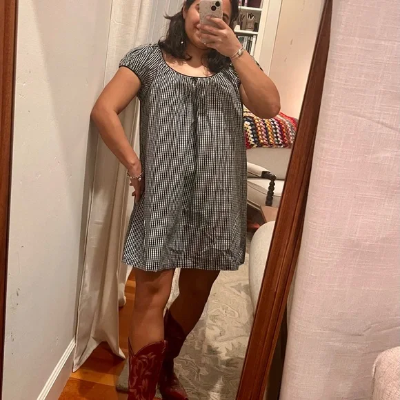 New with Tags Doen Julia Gingham Dress - Picture 3 of 5